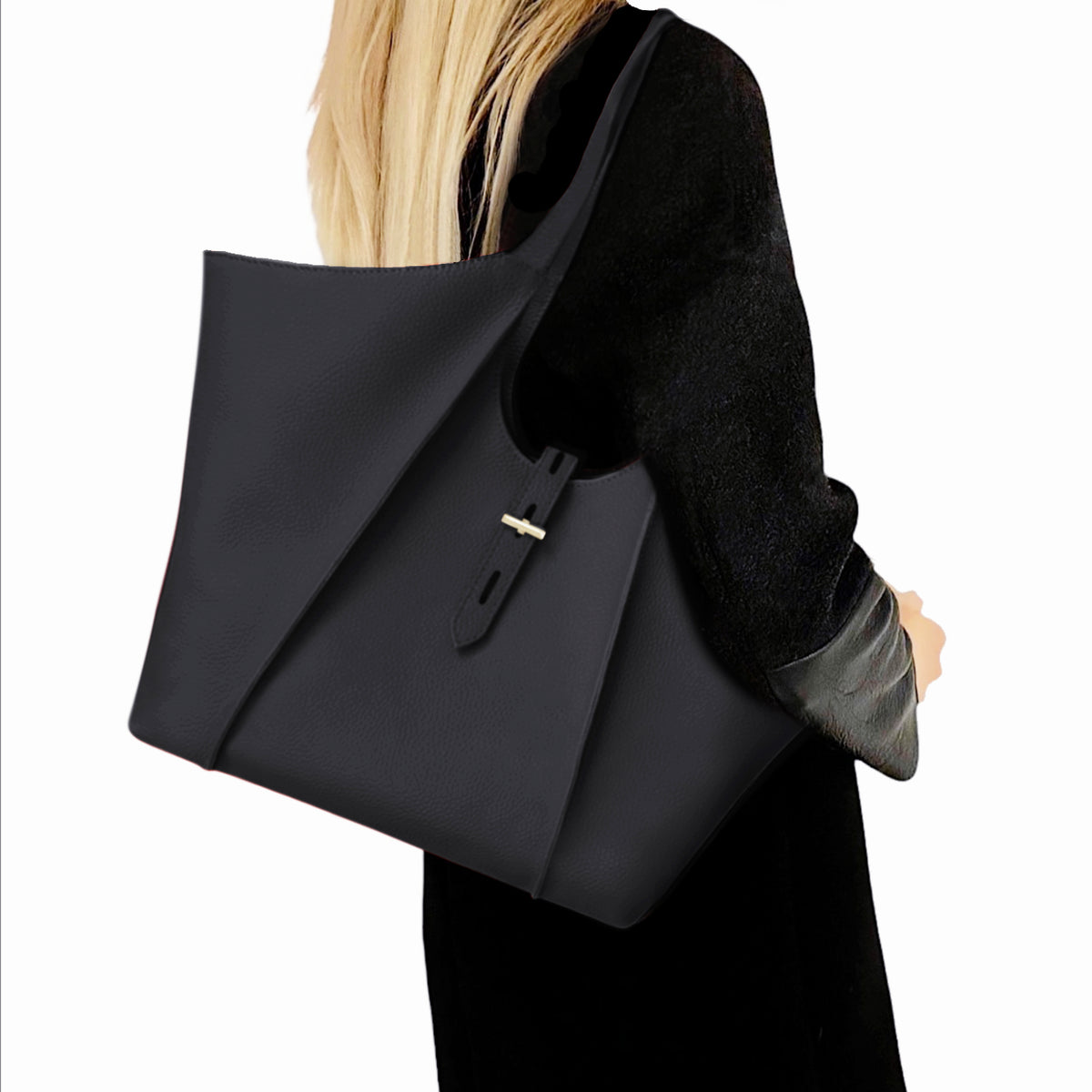 【monde monde】time tote bag black Monde Tote Bag – BONIA International